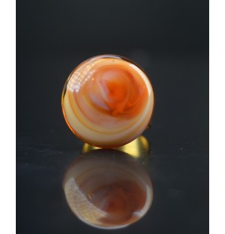 Bague réglable en Verre...