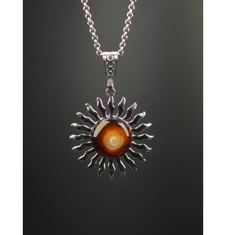Collier Soleil Ambré en...