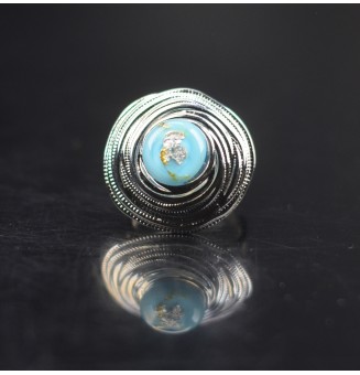 Bague en Verre Filé au...