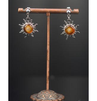 Boucles d’oreilles “Soleil...