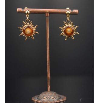 Boucles d’oreilles “Soleil...