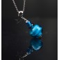 Collier "bleu" en Perles de...
