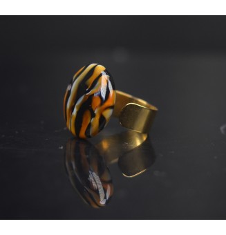 Bague réglable en acier...