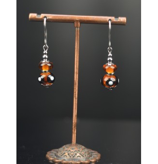 Boucles d’oreilles NOIR et...