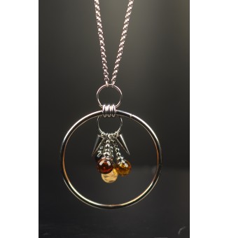 Grand sautoir en acier...