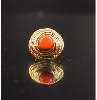 Bague en Verre Filé au...