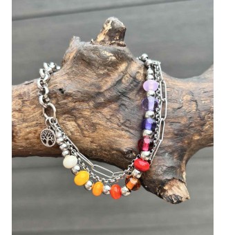 Bracelet multi-rangs en...