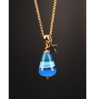 Collier “Éclat Bleuté” –...