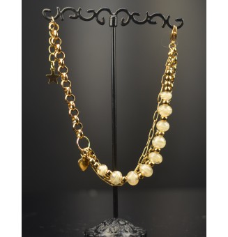 Bracelet Multirangs Doré &...