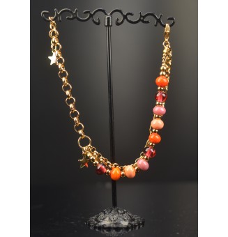 Bracelet Multirangs Doré &...