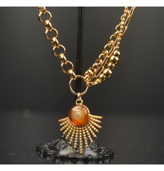 Bracelet multi-chaînes en...