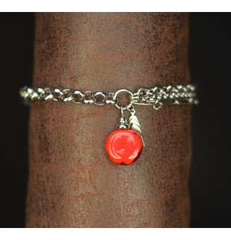 BRACELET MULTI RANGS PERLES DE VERRE