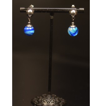 Boucles d’oreilles “BLEUES”...