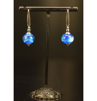 Boucles d’oreilles “BLEUES”...