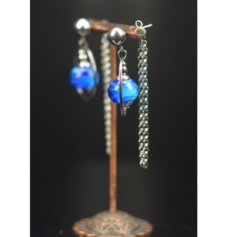 Boucles d’oreilles “BLEUES”...