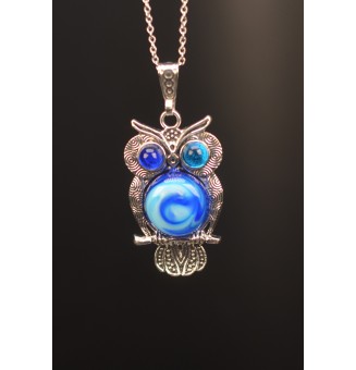 collier hibou 50+ 3 cm...