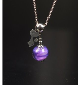 Collier court en acier...