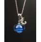 Collier "bleu nuit" en...