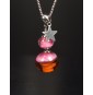 Collier "rose et caramel"...