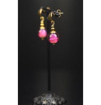 Boucles d’oreilles en verre...