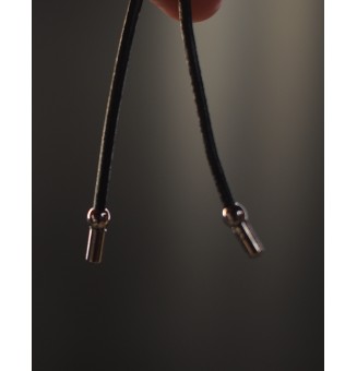 Collier Cravate pour Homme – Perle de Verre violet | Pièce Artisanale Unique