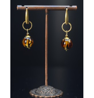 Boucles d’oreilles Léopard...