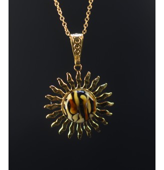Collier Soleil "Léopard" en...