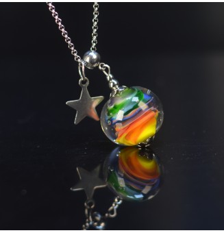 Collier "multicolore" en...