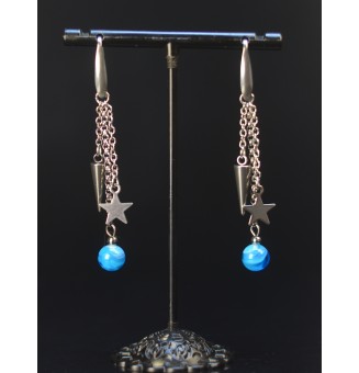 Boucles d’oreilles “BLEUES”...