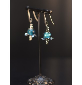 Boucles d’oreilles Fleur...