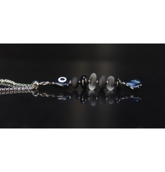 Collier Poisson en verre...