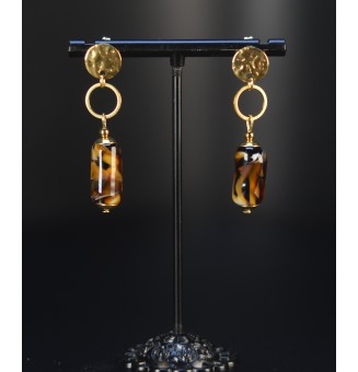 Boucles d’oreilles Léopard...