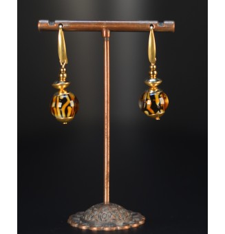 Boucles d’oreilles Léopard...