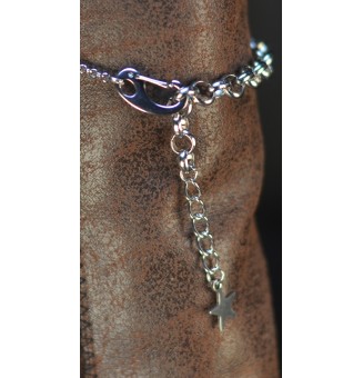 Bracelet demi-jonc Léopard – Perles de verre filées au chalumeau