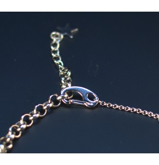 Bracelet demi-jonc Léopard – Perles de verre filées au chalumeau