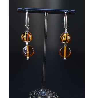 Boucles d’oreilles léopard...