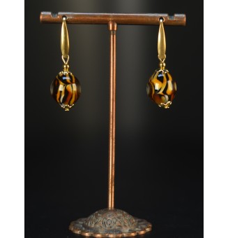 Boucles d’oreilles Léopard...