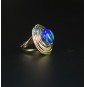 Bague en Verre Filé au...