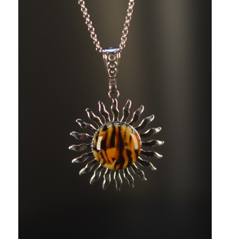 Collier Soleil "Léopard" en...