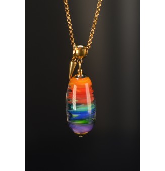Collier multicolore en...