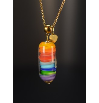 Collier multicolore en...