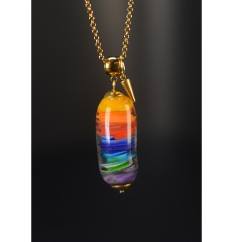 Collier multicolore en...