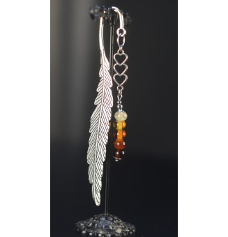 Marque-page en métal avec...