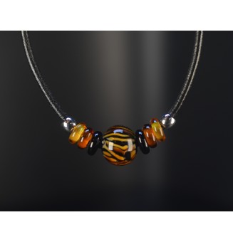 collier LEOPARD 47+3 cm...