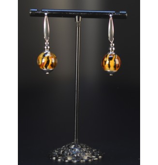 Boucles d’oreilles Léopard...