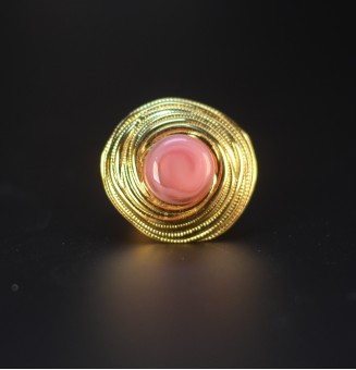 Bague en Verre Filé au...