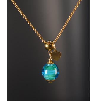 Collier artisanal BLEU VERT...