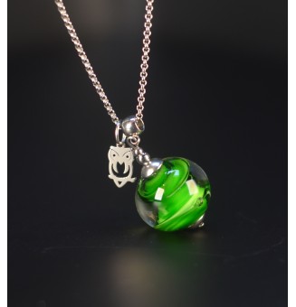 collier long hibou 70+3 cm...