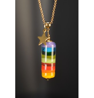 Collier multicolore en...