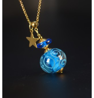 Collier long TURQUOISE  en...